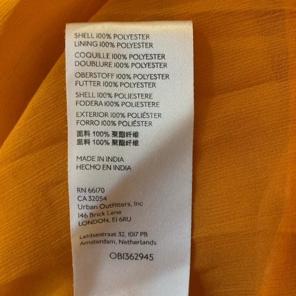 Free People Gum Drop Mini Dress Apricot - Picture 7 of 7